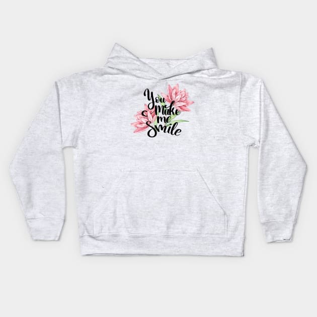 You Make me Smile Kids Hoodie by Utopia Shop